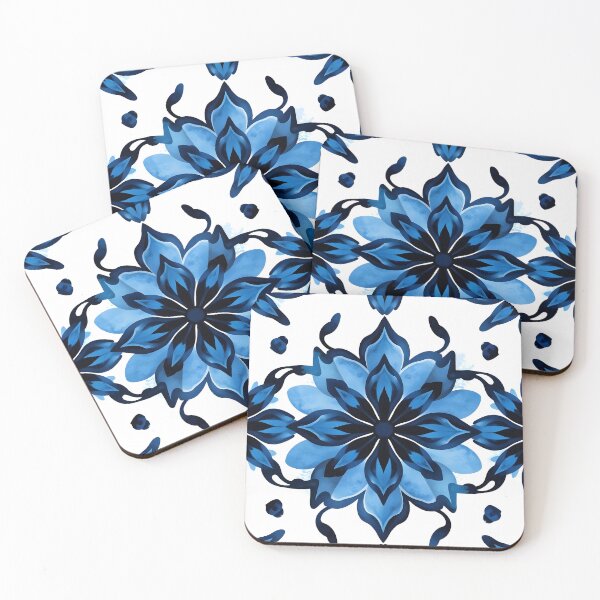 Item preview, Blue and Black Floral designed and sold by GraphicsClub.