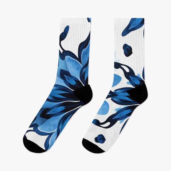 Item preview, Blue and Black Floral  designed and sold by GraphicsClub.