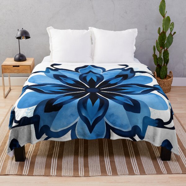 Item preview, Blue and Black Floral designed and sold by GraphicsClub.