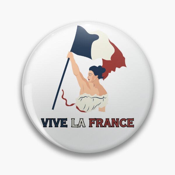Item preview, Vive la France French Flag Patriotism Illustration designed and sold by CraftyUniverse.