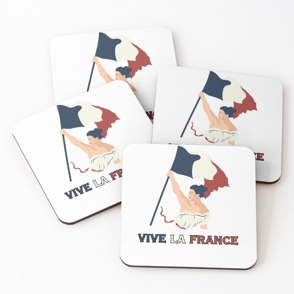 Item preview, Vive la France French Flag Patriotism Illustration designed and sold by CraftyUniverse.