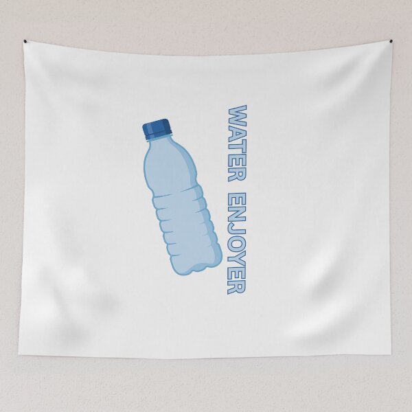 Item preview, Water Enjoyer Cute Bottle Hydration Humor designed and sold by CraftyUniverse.