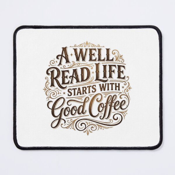 Item preview, Well Read Life Starts With Coffee designed and sold by Coffread.