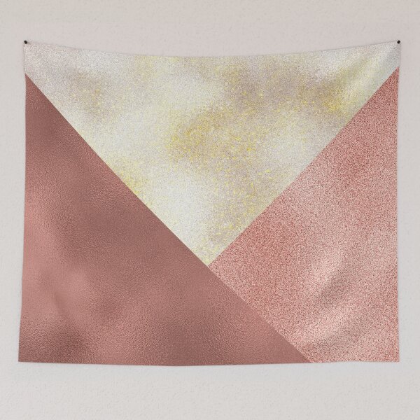 Item preview, Whimsy Shimmer - metallic rose gold, pearl, pink textures designed and sold by cadinera.