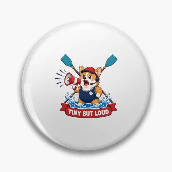 Item preview, Tiny But Loud Corgi Coxswain designed and sold by Taylor Brew Studio.