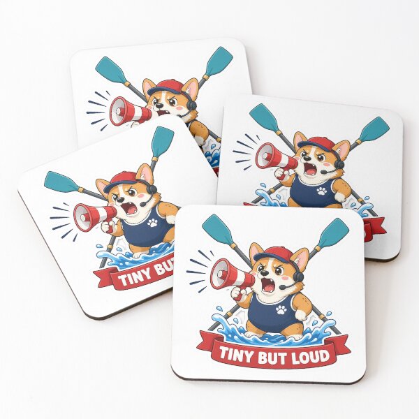 Item preview, Tiny But Loud Corgi Coxswain designed and sold by Taylor Brew Studio.