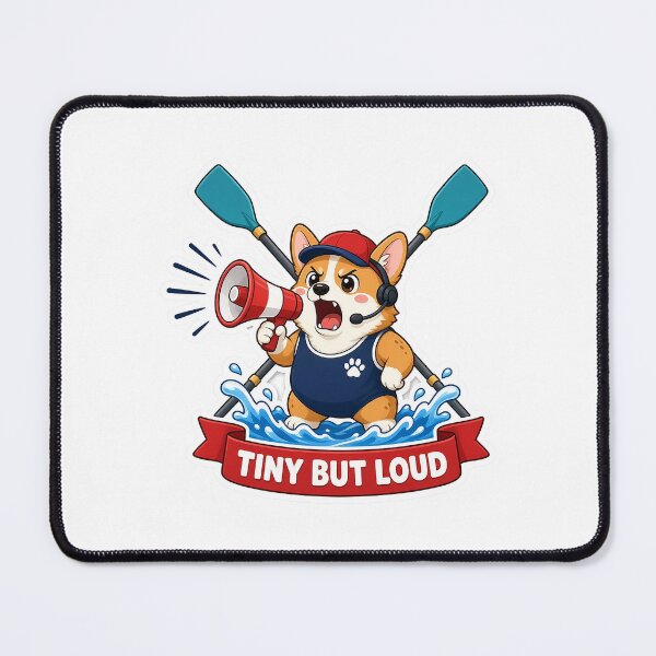 Item preview, Tiny But Loud Corgi Coxswain designed and sold by Taylor Brew Studio.
