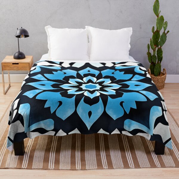 Item preview, Blue and Black Floral designed and sold by GraphicsClub.