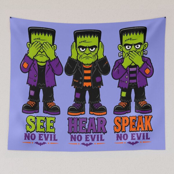 Item preview, FRANKENSTEINS MONSTER SEE NO EVIL DESIGN 2 designed and sold by DigitalandPhoto.