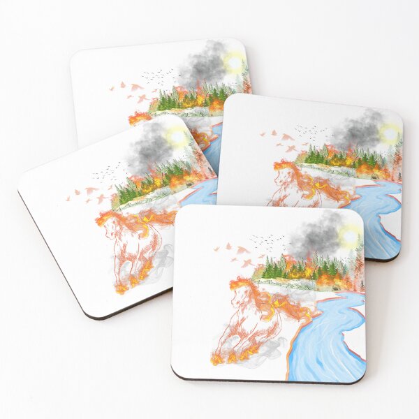 Item preview, Wild Horses Forest Fire designed and sold by Crimefan.