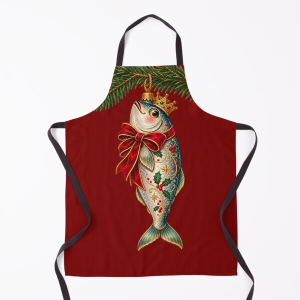 Item preview, Christmas Tree Sardine Ornament with Crown and Bow designed and sold by Sycamorre.