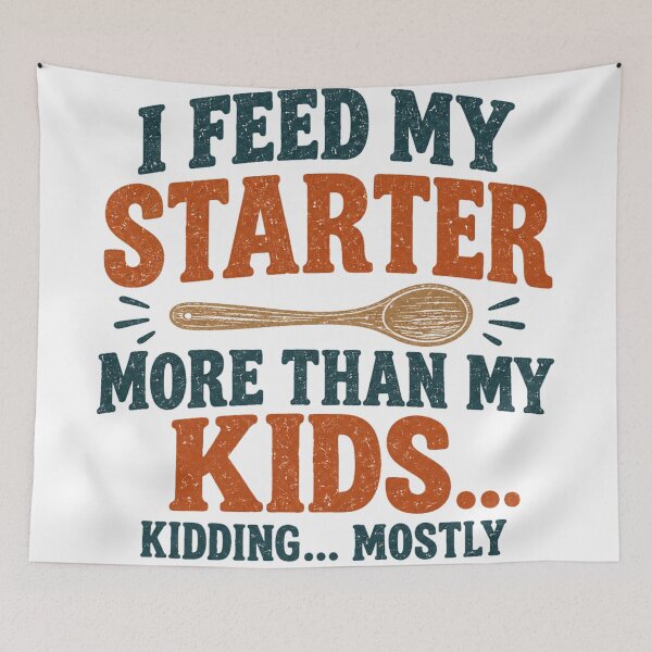 Item preview, Feed Starter More Than Kids Funny Baking Mom designed and sold by Yellowriversss.