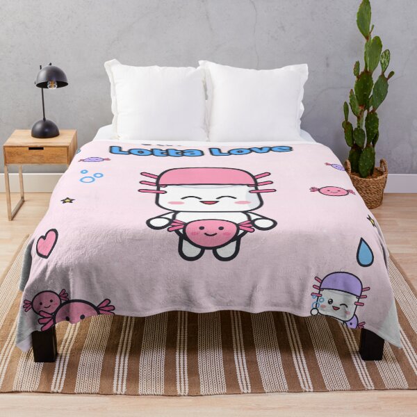 Item preview, Axolotl Lotta Love - Cute Kawaii Axolotl and Marshmallow Pip designed and sold by BiMood.