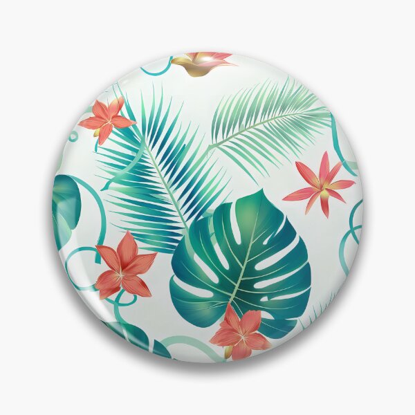 Item preview, Exotic Jungle Palm Leaf Botanical Seamless Pattern 08 designed and sold by The Design Asset Station.