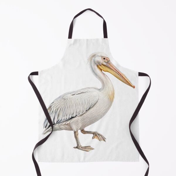 Item preview, Elegant White Pelican - Natural Wildlife Illustration designed and sold by ThePrintArt.
