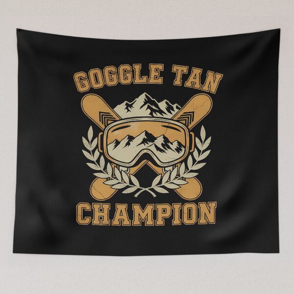 Item preview, Goggle Tan Champion Winter Snowboard T designed and sold by GCFULLA.
