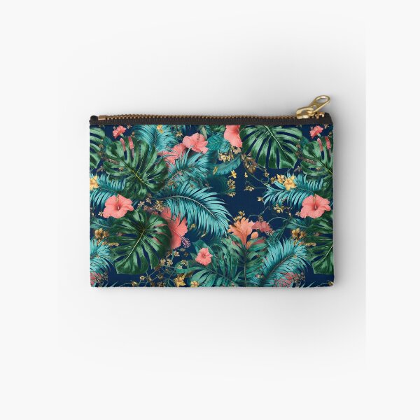 Item preview, Tropical Monstera Leaves & Hibiscus Floral Seamless Pattern 09 designed and sold by The Design Asset Station.