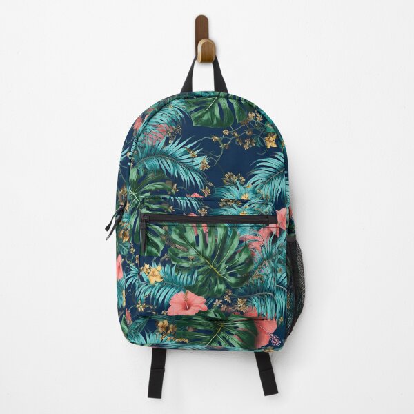 Item preview, Tropical Monstera Leaves & Hibiscus Floral Seamless Pattern 09 designed and sold by The Design Asset Station.