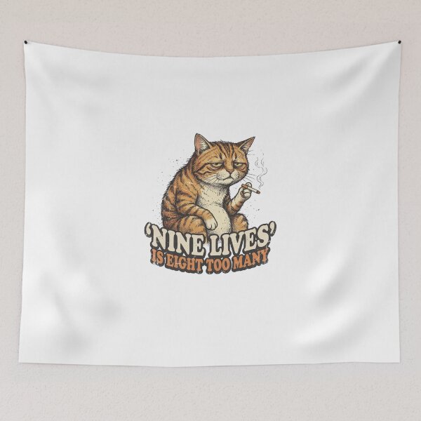 Item preview, Cat Nine Lives  designed and sold by Rugged Garage.