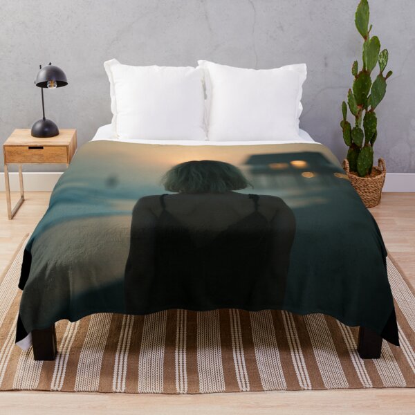 Item preview, Woman on Beach at Dusk designed and sold by ConcreteCandy.