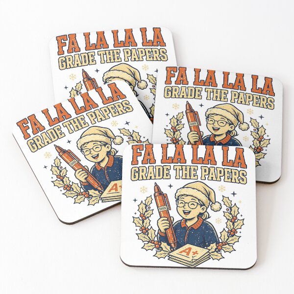 Item preview, Fa La La La, Grade the Papers — Funny Christmas Teacher Shirt — Gift for Teacher designed and sold by theStaffRoomHQ.