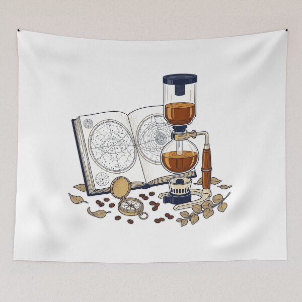 Item preview, Syphon Coffee Brewer Celestial Star Map designed and sold by Coffread.