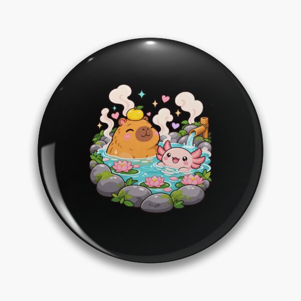 Item preview, Cute Kawaii Capybara Axolotl Japanese Enthusiasts Specialist designed and sold by Felinefinesse.