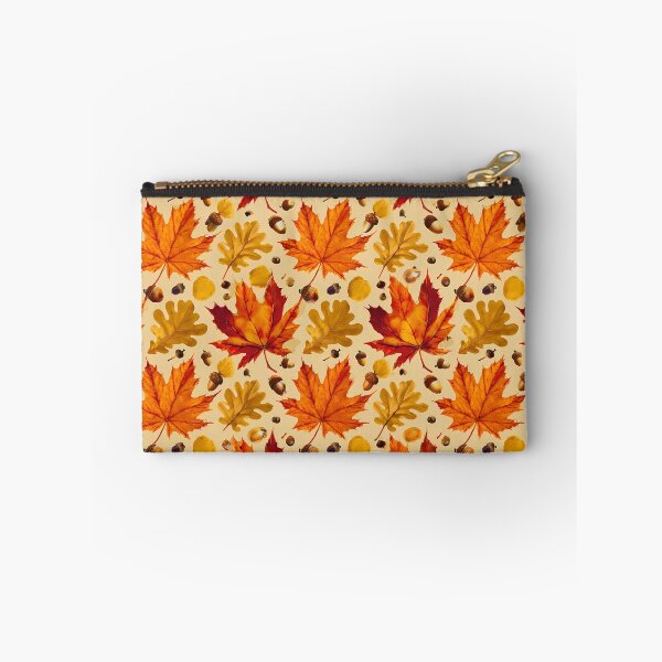 Item preview, Autumn Fall Leaves Maple & Oak Seamless Pattern 01 designed and sold by The Design Asset Station.