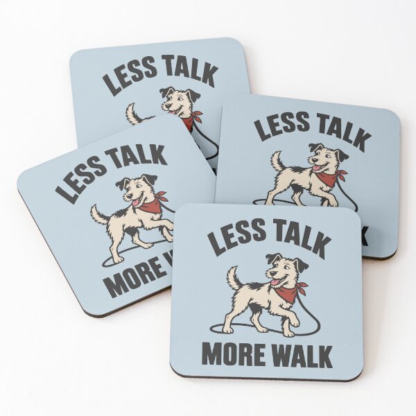 Item preview, Less Talk More Walk Funny Dog Walking Quote designed and sold by MavtM.
