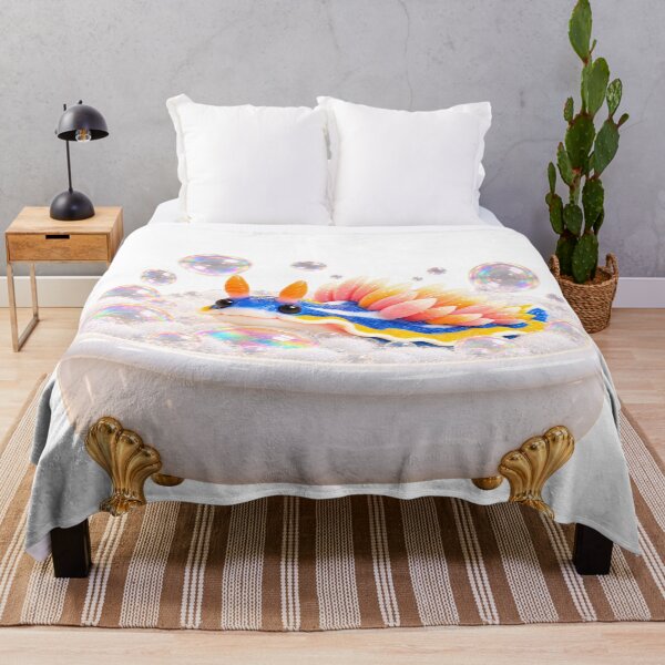 Item preview, Charming Nudibranch Sea Slug Bathtub designed and sold by Sillytoe.
