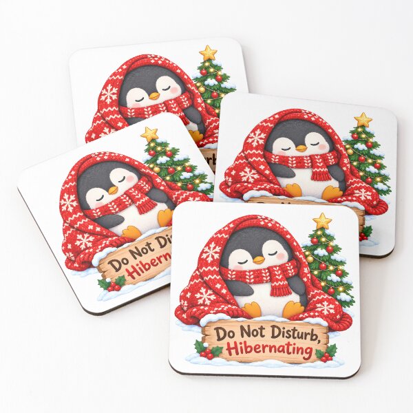Item preview, Do Not Disturb Hibernating Penguin in Blanket designed and sold by victorsuarez.