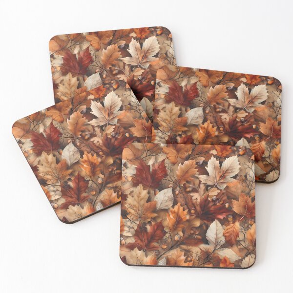 Item preview, Cozy Rustic Harvest Fall Foliage Pattern 02 designed and sold by The Design Asset Station.