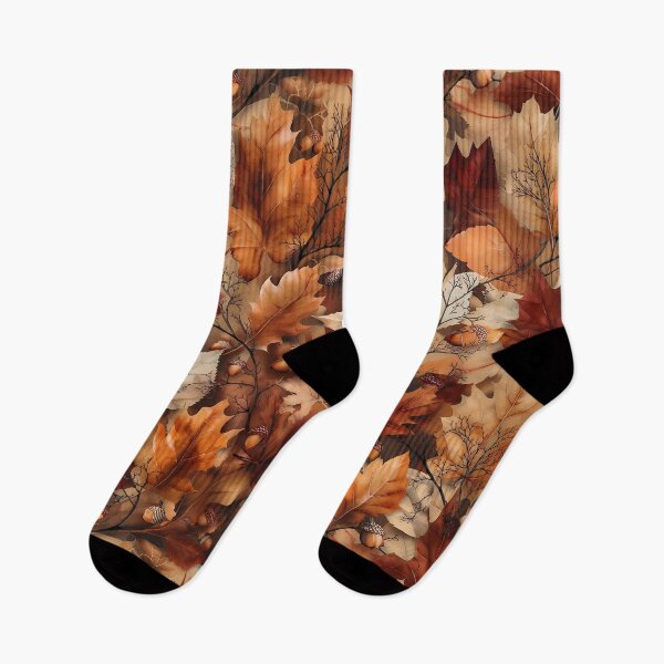 Item preview, Cozy Rustic Harvest Fall Foliage Pattern 02 designed and sold by The Design Asset Station.