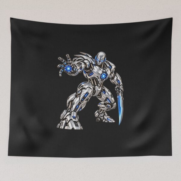 Item preview, Futuristic Cybernetic Combat Warrior with Energy Blade designed and sold by JAR Designs and Development.