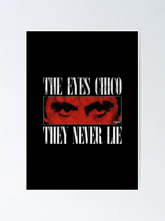 Thumbnail 1 of 3, Poster, Intense Red Eyes with Distressed Lettering designed and sold by InkLabStore.