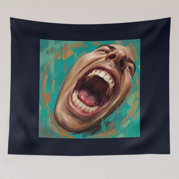 Item preview,  Expressive Scream Pop Art designed and sold by  Color & Form.
