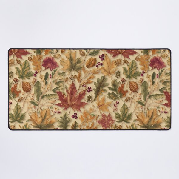 Item preview, Autumn Fall Leaves Maple & Oak Seamless Pattern 03 designed and sold by The Design Asset Station.