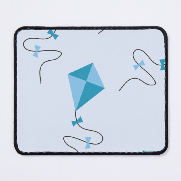 Item preview, Minimalist Blue Kites Seamless Pattern — Cute Sky Flying Kites Vector Art designed and sold by LYAN-STORE.
