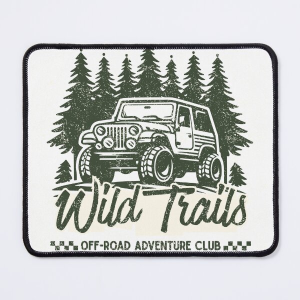 Item preview, Wild Trails Off Road Adventure Jeep Design⁠ designed and sold by SPOOKY DESIGN.