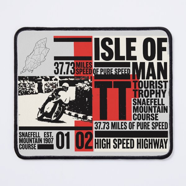 Item preview, Isle Of Man TT Tourist Trophy Snaefell Mountain Course Racing Graphic    designed and sold by KiwiRider.