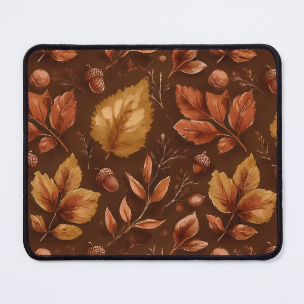 Item preview, Autumn Fall Leaves Maple & Oak Seamless Pattern 05 designed and sold by The Design Asset Station.