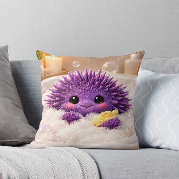 Item preview, Cozy Purple Sea Urchin Bubble Bath designed and sold by Sillytoe.