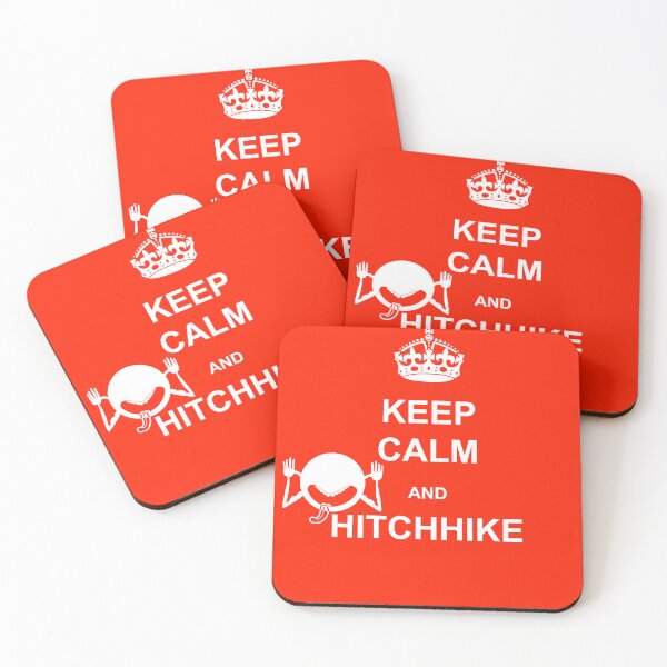 Item preview, Keep calm and hitchhike designed and sold by Lians-Designs.