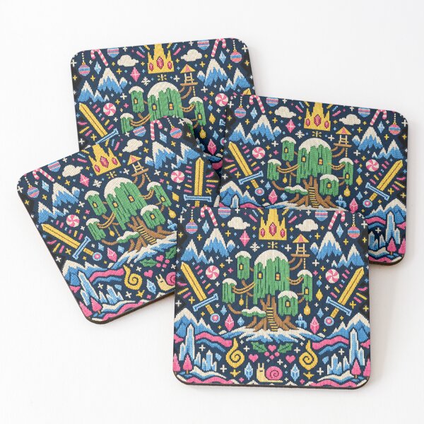 Item preview, Adventure Time Tree Fort Fantasy Ugly Christmas Sweater designed and sold by Gabriela Mihai.