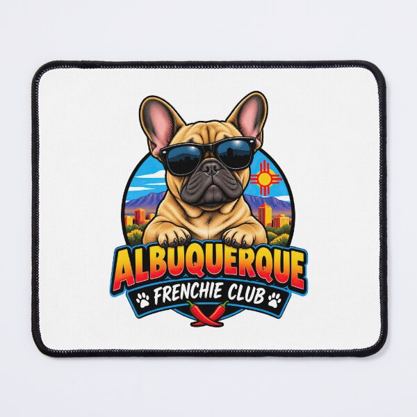 Item preview, Albuquerque Frenchie Club – Cute French Bulldog Design for Albuquerque Dog Owners designed and sold by LazyOwlStore.