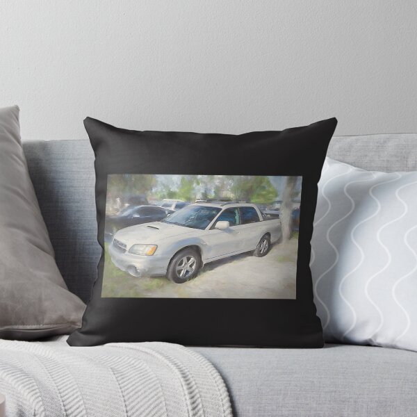 Item preview, White Subaru Baja Turbo X Illustration with Rugged Off-Road Style designed and sold by duende123456.