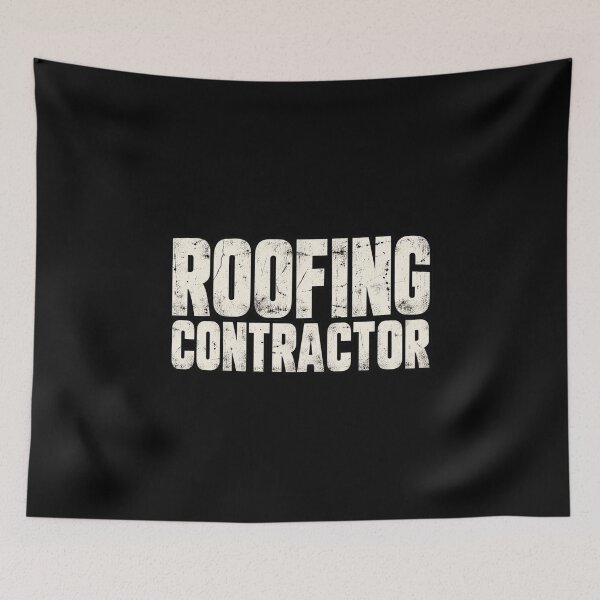 Item preview, Roofing Contractor Bold Distressed Lettering designed and sold by anapldv.