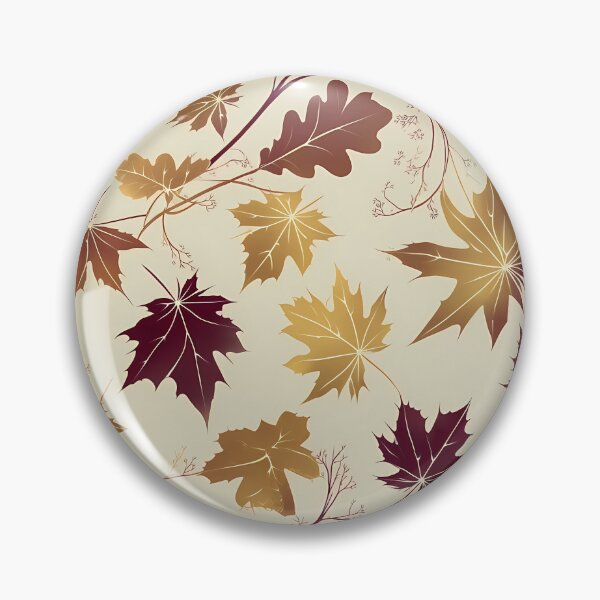 Item preview, Autumn Fall Leaves Maple & Oak Seamless Pattern 11 designed and sold by The Design Asset Station.