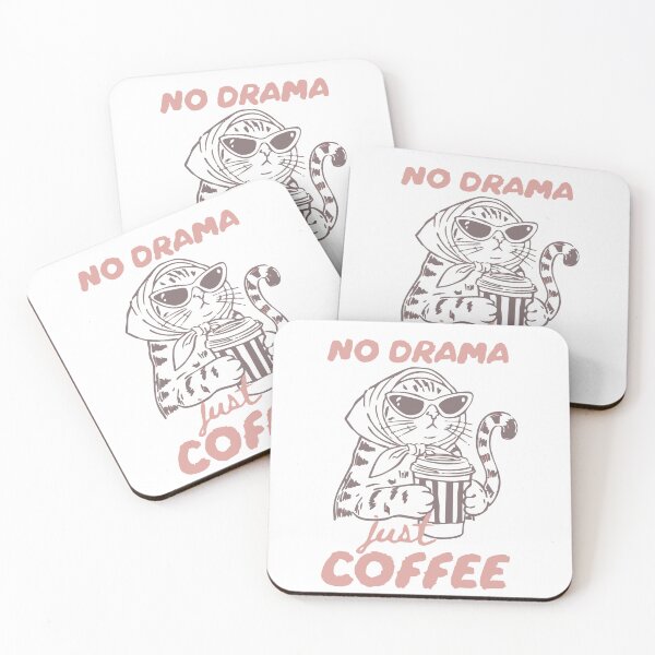 Item preview, No drama, just coffee designed and sold by Geritaa.
