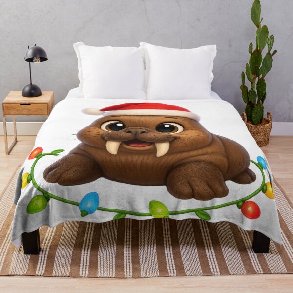 Item preview, Cozy Walrus Christmas designed and sold by Sillytoe.